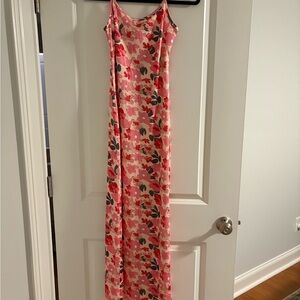 Romantic Floral Cami Long Dress
